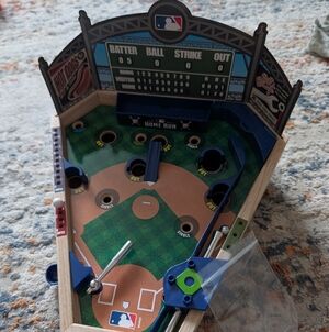 MLB Wooden Pinball Baseball Game Tabletop
